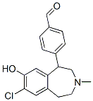 7-chloro-8-hydroxy-1-(4'-formylphenyl)-3-methyl-2,3,4,5-tetrahydro-1H-3-benzazepine 结构式