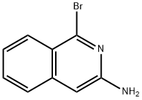 1-溴异喹啉-3-胺 结构式