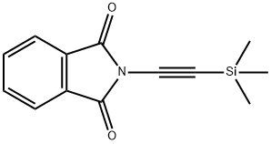 1H-Isoindole-1,3(2H)-dione, 2-[2-(trimethylsilyl)ethynyl]- 结构式