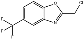 2-(氯甲基)-5-三氟甲基苯并噁唑 结构式