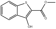 3-羟基苯并[B]噻吩-2-羧酸甲酯 结构式