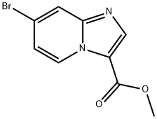 IMidazo[1,2-a]pyridine-3-carboxylic acid, 7-broMo-, Methyl ester 结构式
