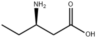 (R)-3-氨基戊酸 结构式