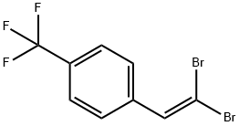 1-(2,2-二溴乙烯基)-4-(三氟甲基)苯 结构式