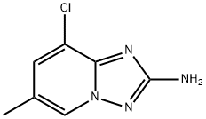 2-氨基-8-氯-6-甲基-[1,2,4]三唑并[1,5-A]吡啶 结构式