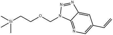 3-(2-三甲基硅烷基-乙氧基甲基)-6-乙烯基-3H-[1,2,3]三唑并[4,5-B]吡啶 结构式