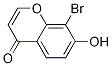4H-1-Benzopyran-4-one, 8-broMo-7-hydroxy- 结构式