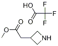 METHYL 3-AZETIDINEACETATE TRIFLUORO-ACETATE 结构式