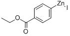 4 - (乙氧羰基)苯基锌碘化物,0.5M四氢呋喃溶液 结构式
