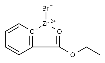 2-(乙氧羰基)苯基溴化锌 结构式