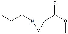 2-Aziridinecarboxylicacid,1-propyl-,methylester,(-)-(9CI) 结构式