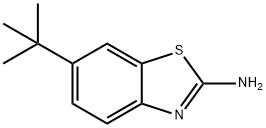 2-氨基-6-特丁基苯并噻唑 结构式