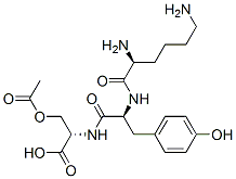 lysyl-tyrosyl-serine acetate 结构式