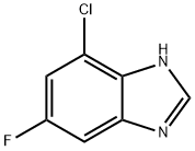 4-CHLORO-6-FLUORO-1H-BENZO[D]IMIDAZOLE 结构式