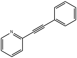 2-(2-phenylethynyl)pyridine 结构式
