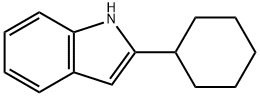 2-环己基-1H-吲哚 结构式