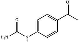 (4-乙酰基苯基)脲 结构式