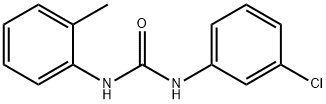 1-(3-CHLOROPHENYL)-3-(O-TOLYL)UREA 结构式