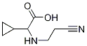 2-((2-cyanoethyl)aMino)-2-cyclopropylacetic acid 结构式