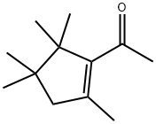 1-(2,4,4,5,5-pentamethyl-1-cyclopenten-1-yl)ethan-1-one 结构式