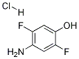 2,5-二氟-4-氨基苯酚盐酸盐 结构式