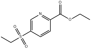 5-(乙砜基)吡啶-2-甲酸乙酯 结构式