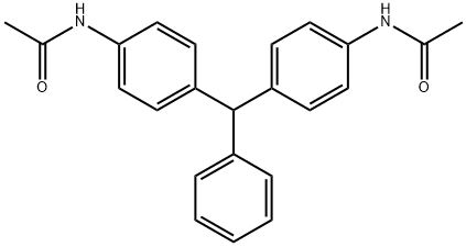 N,N'-[(苯基亚甲基)二-4,1-亚苯基]二(乙酰胺) 结构式