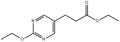 3-(2-乙氧基嘧啶-5-基)丙酸乙酯 结构式