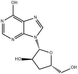 3′-脱氧肌苷 结构式