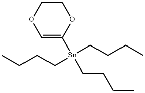2-(三丁基锡)-5,6-二氢-[1,4]-二噁英 结构式