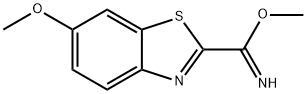 2-Benzothiazolecarboximidicacid,6-methoxy-,methylester(9CI) 结构式