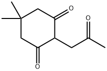 5,5-DIMETHYL-2-(2-OXOPROPYL)-1,3-CYCLOHEXANEDIONE 结构式