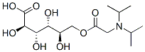 D-GLUCONIC ACID, 6-ESTER WITH N,N-DIISOPROPYLGLYCINE 结构式