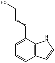 3-(1H-吲哚-7-基)-2-丙烯-1-醇 结构式