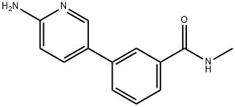 3-(6-AMinopyridin-3-yl)-N-MethylbenzaMide 结构式