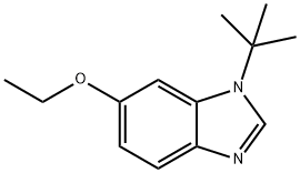 1-叔丁基-6-乙氧基苯咪唑 结构式