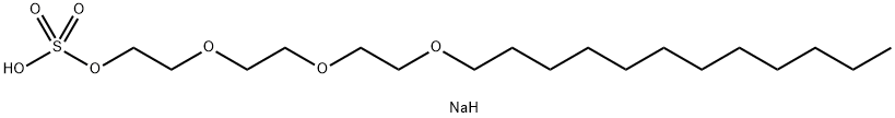 十二烷基醚硫酸钠 结构式