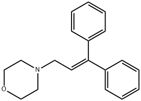 4-(3,3-diphenylallyl)morpholine 结构式