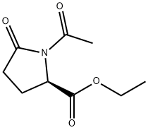 (R)-5-Ethylcarboxyl-N-acetyl-2-pyrrolidinone 结构式