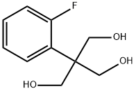 2-(2-FLUOROPHENYL)-2-(HYDROXYMETHYL)PROPANE-1,3-DIOL 结构式