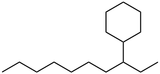 Decane,3-cyclohexyl- 结构式