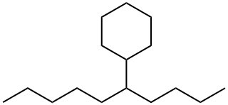 (1-Butylhexyl)cyclohexane 结构式