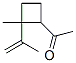 Ethanone, 1-[2-methyl-2-(1-methylethenyl)cyclobutyl]- (9CI) 结构式