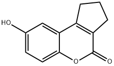 8-羟基-2,3-二氢-1H-环戊并[C]苯并吡喃-4-酮 结构式