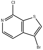 3-bromo-7-chlorothieno[2,3-c]pyridine 结构式