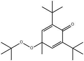 2,6-DI-TERT-BUTYL-4-METHYL-4-TERT-BUTYLPEROXY-2,5-CYCLOHEXADIENONE 结构式