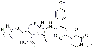 头孢哌酮杂质F 结构式