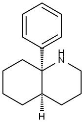 8a-phenyldecahydroquinoline 结构式