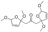 (2,5-Dihydro-2,5-dimethoxyfuran-2-yl)(methyl) ketone 结构式