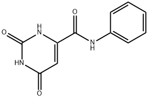 2,6-二氧代-N-苯基-1,2,3,6-四氢嘧啶-4-甲酰胺 结构式